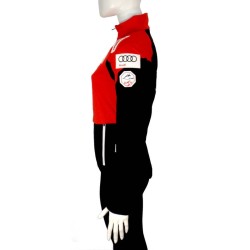 женская разминочная куртка Löffler Team Austria Gore-Tex Infinium WS Light красно-чёрная
